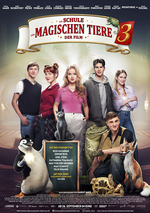 Filmplakat zu "Die Schule der magischen Tiere 3" | Bild: Leonin