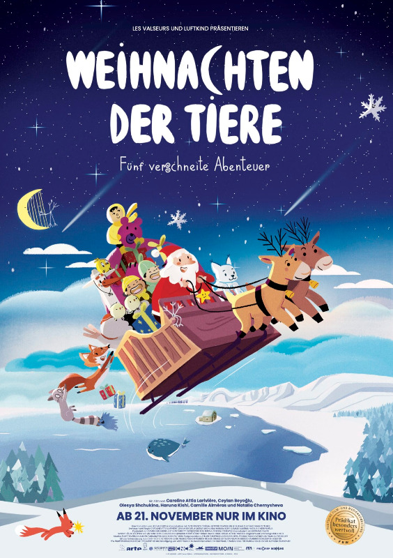 Filmplakat zu "Weihnachten der Tiere" | Bild: Luftkind