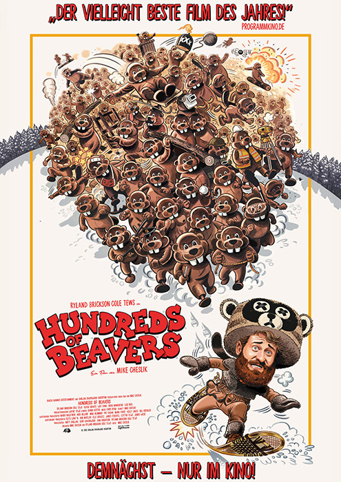 Filmplakat zu "Hundreds of Beavers" | Bild: 24Bilder